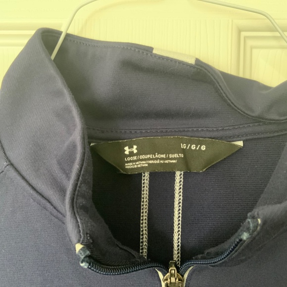 Under Armour Cannabis company Promo 1/4 Zip pullover Size L - Picture 2 of 3